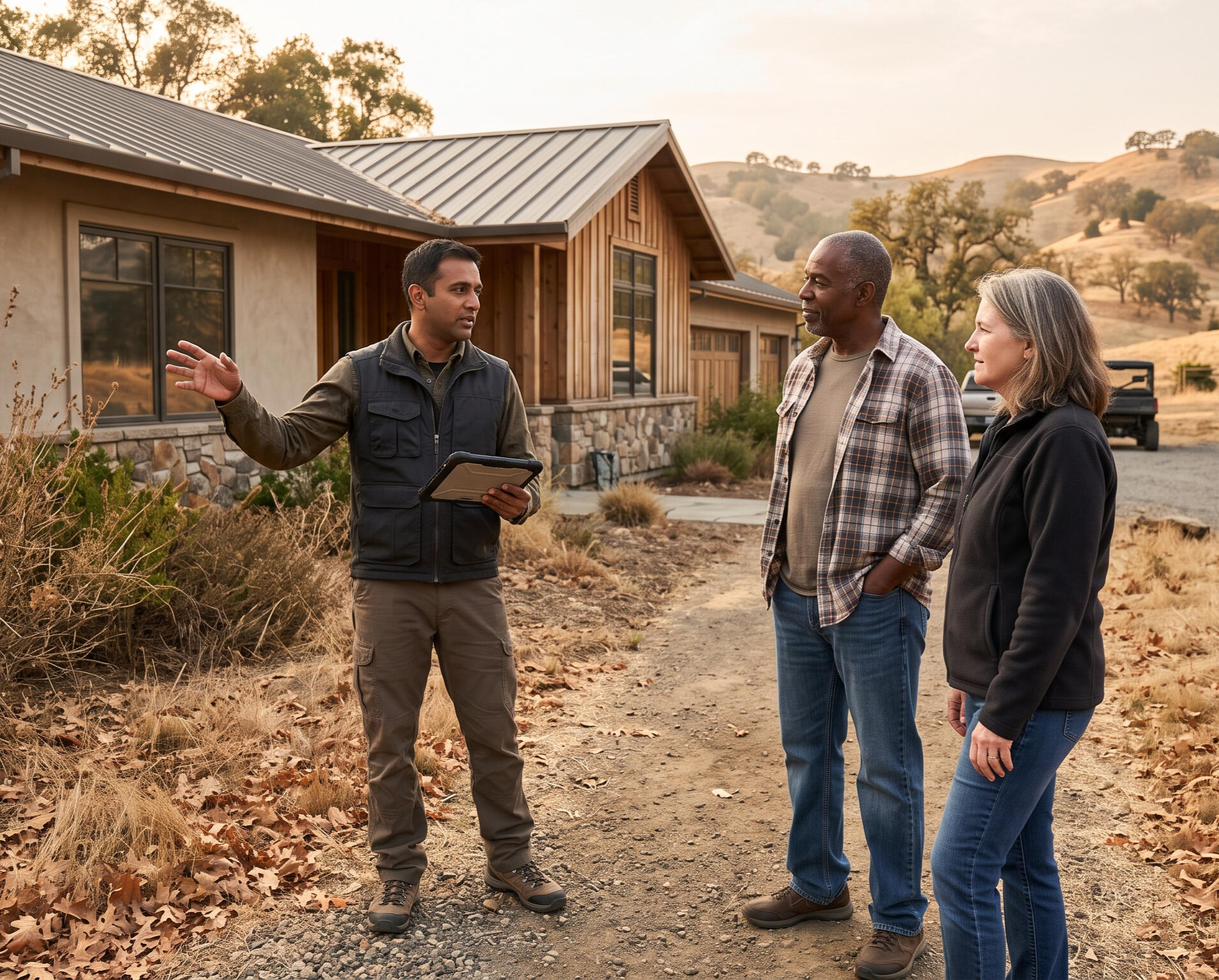 Homeowners get an onsite assessment to identify necessary wildfire mitigations